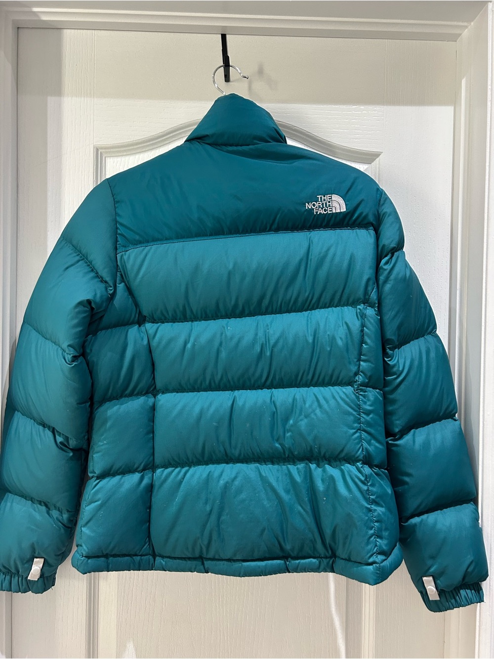 The North Face Teal Quilted Puffer Jacket - Picture 3 of 3
